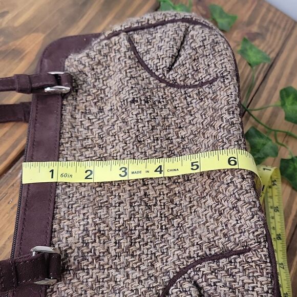 Loft. Ann Taylor. Tweed Hand Bag. Vintage. EUC - Picture 10 of 10